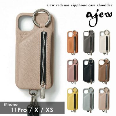 即納】 【iPhone11/XR対応】 エジュー ajew cadenas zipphone case shoulder iphone ケース  ショルダーストラップ iPhone11 XR カバー ac201900711 ギフト 定番 | DOUBLE HEART(ダブルハート)  オンラインセレクトショップ