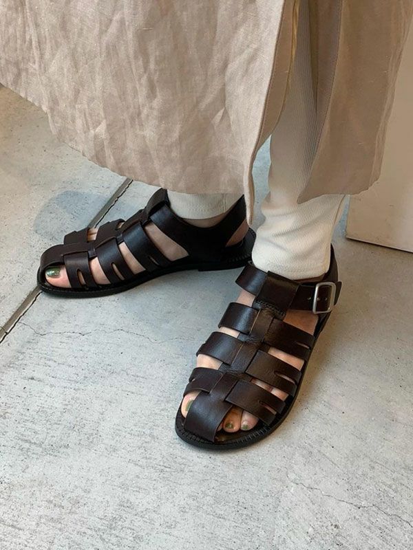 TODAYFUL トゥデイフル Leather Belt Sandals 12111005