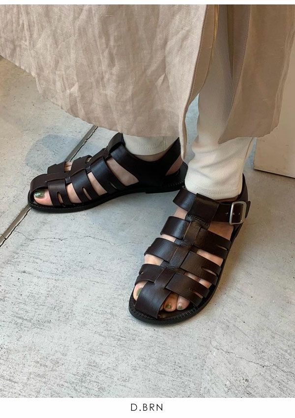 TODAYFUL トゥデイフル Leather Belt Sandals 12111005柄デザイン無地