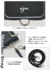 ajew エジュー iPhone ケース ajew cadenas zipphone case shoulder【iPhone12/12pro対応】 ac201900712