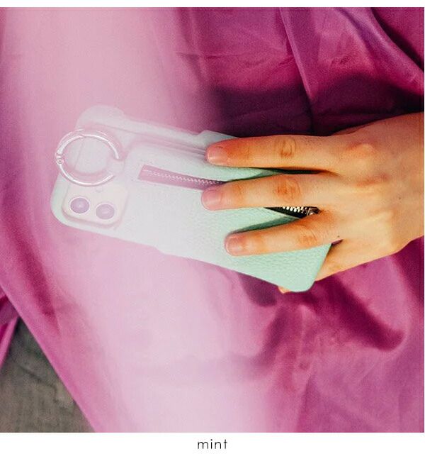 ajew エジュー iPhone ケース ajew cadenas zipphone case shoulder【iPhone12proMax対応】 ac201900712max