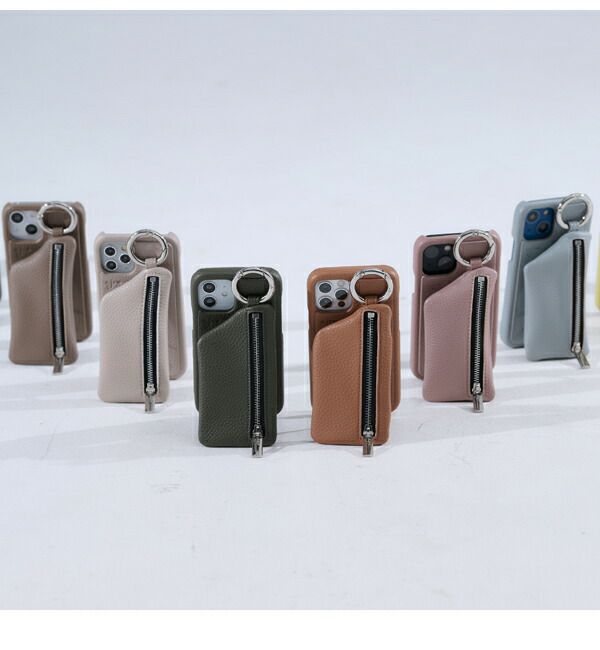 ajew エジュー iPhone ケース ajew cadenas zipphone case shoulder【iPhone12proMax対応】 ac201900712max