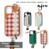 ajew エジュー ajew cadenas check leather zipphone case【iPhone12proMax対応】 ac202100112max