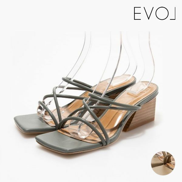 【WINTERSALE60%OFF】《即納》イーボルEVOLスクエアサンダル靴サンダルシューズiq9525