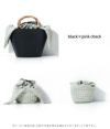 ajew エジュー TAN leather check basket（S） ot2021002