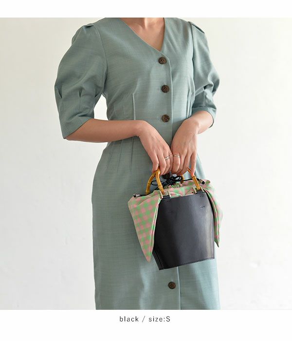 ajew エジュー TAN leather check basket（S） ot2021002