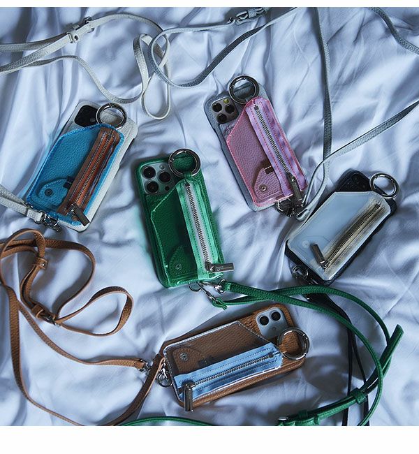 即納】 エジュー ajew ajew cadenas PVC vertical zipphone case