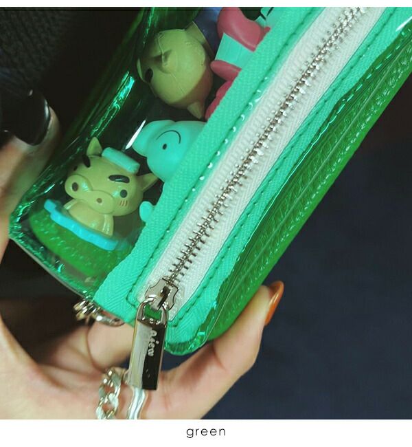 ajew エジュー 【iPhone 新SE/8/7/6対応】 ajew cadenas PVC vertical zipphone case shoulder ac2021004