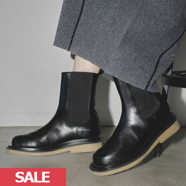 todayful leather middle boots 38 レザーミドル - 靴