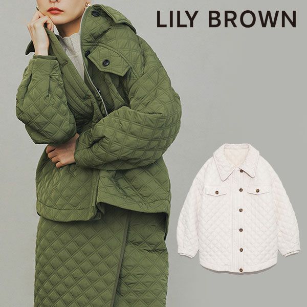Lily Brown リリーブラウン キルティングジャケット  lwfj214128