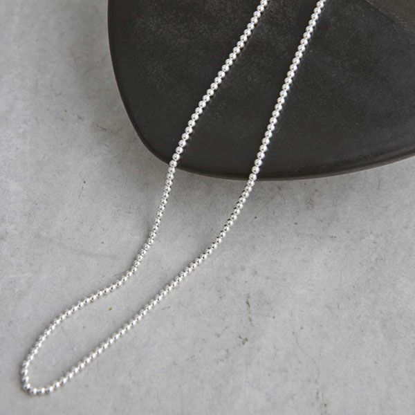 TODAYFUL トゥデイフル Ball Chain Necklace (Silver925) 12990916