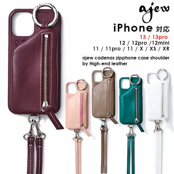 ajew エジュー ajew cadenas zipphone case shoulder by High-end