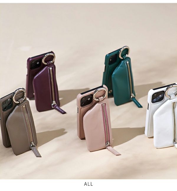 ajew エジュー ajew cadenas zipphone case shoulder by High-end