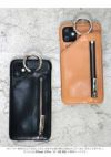 ajew エジュー  ajew cadenas leather zipphone case<br>【iPhone 11Pro/X/XS対応】 ac201900211p