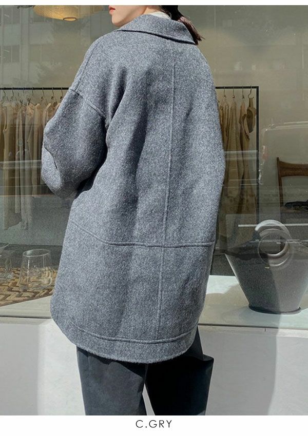 todayful wool rever jacket 36-