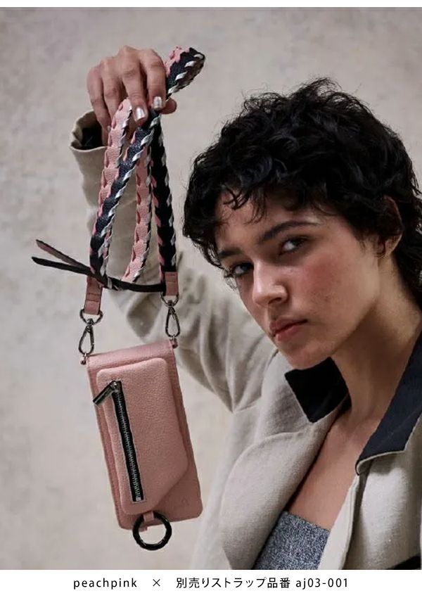 ajew エジュー ajew cadenas vertical zipphone case shoulder【マルチ対応サイズ】 ac2021003new