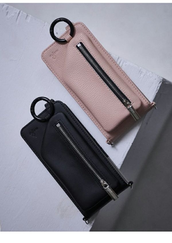 ajew エジュー ajew cadenas vertical zipphone case shoulder【マルチ対応サイズ】 ac2021003new