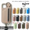  ajew エジュー ajew cadenas zipphone case shoulder【iPhone13シリーズ対応】 ac201900713