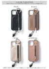  ajew エジュー ajew cadenas zipphone case shoulder【iPhone13シリーズ対応】 ac201900713