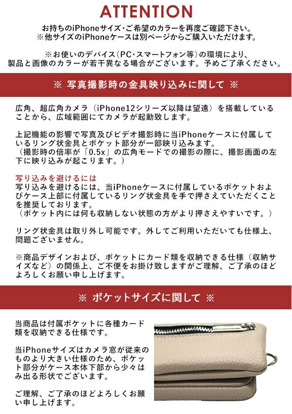  ajew エジュー ajew cadenas zipphone case shoulder【iPhone13シリーズ対応】 ac201900713