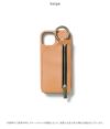 ajew エジュー ajew cadenas leather zipphone case【iPhone13シリーズ対応】 ac201900213