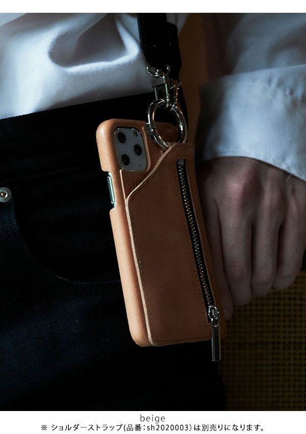 ajew エジュー ajew cadenas leather zipphone case【iPhone13promax