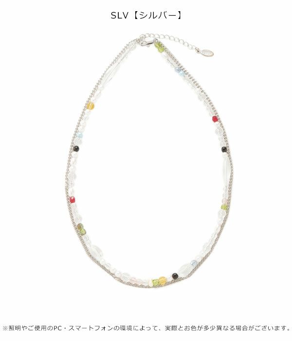 FURFUR ファーファー ビーズミックスネックレス rwga221513