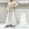 FURFUR ファーファー ハイウエストデニムスカート rwfs221026