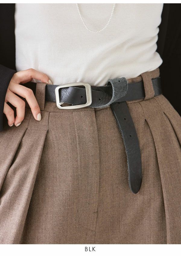 TODAYFUL トゥデイフル Vintage Leather Belt 12191001 | DOUBLE HEART 