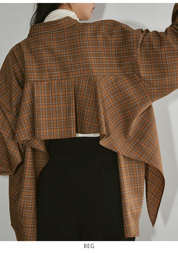 TODAYFUL トゥデイフル Backflare Check Shirts 12220418 | DOUBLE