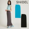 SNIDEL スナイデル Sustainableメタルビットスリットタイトスカート swfs222098