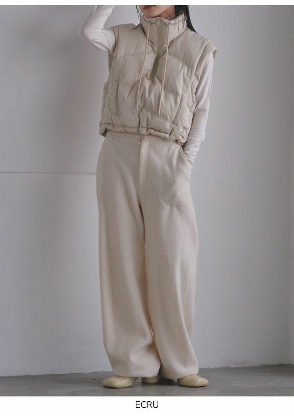 Drawstring Wool Pants todayful エクリュ 36 - beaconparenting.ie