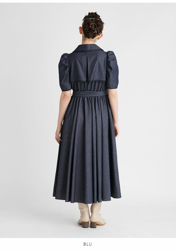 FURFUR ファーファー 予約 トレンチ風ワンピース rwfo224087