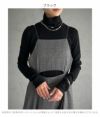 &g'aime アンジェム Sleeve slit knit 986-61000