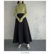 &g'aime アンジェム Sleeve slit knit 986-61000