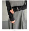 &g'aime アンジェム Sleeve slit knit 986-61000