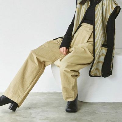 TODAYFUL トゥデイフル Cottontwill Cocoon Pants 12220705 | DOUBLE