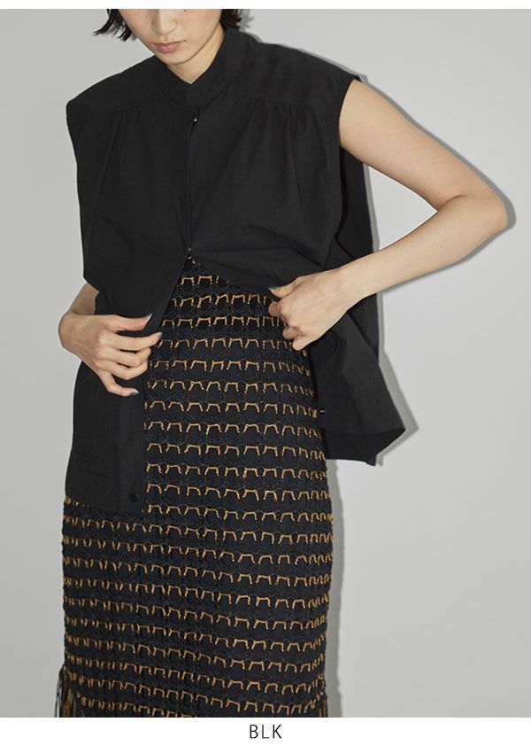 TODAYFUL トゥデイフル  Flappocket Cotton Vest 12310105