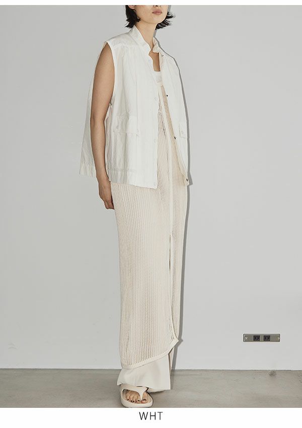 TODAYFUL トゥデイフル  Flappocket Cotton Vest 12310105