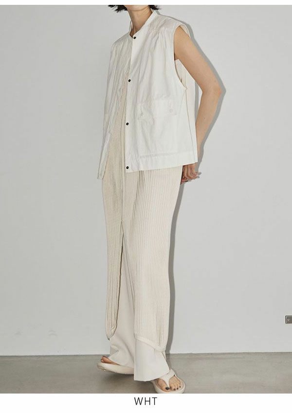 即納】 TODAYFUL トゥデイフル Flappocket Cotton Vest 12310105 