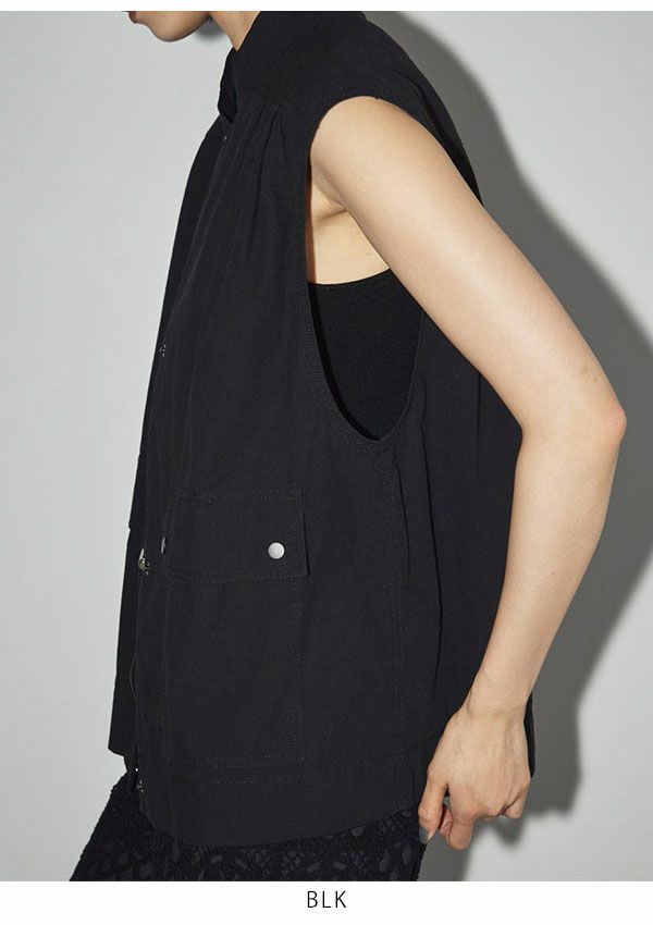 即納】 TODAYFUL トゥデイフル Flappocket Cotton Vest 12310105 