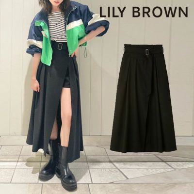 LILY BROWN リリーブラウン パンツドッキングラップスカート
