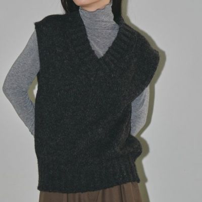 TODAYFUL トゥデイフル Mottle Yarn Knit Vest 12320516