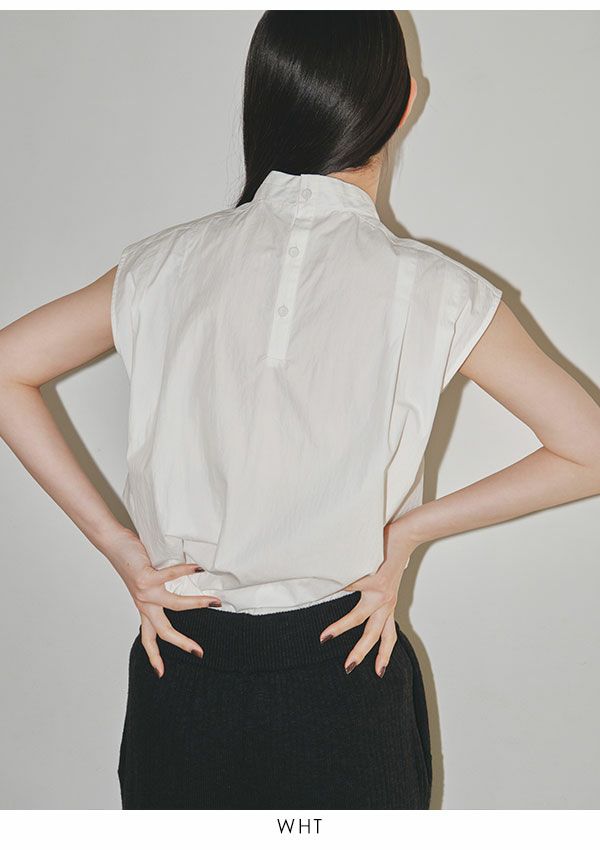 TODAYFUL トゥデイフル Standcollar Sleeveless Shirts 12320410