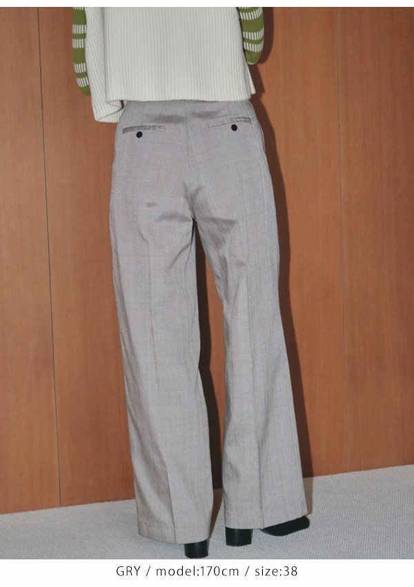 TODAYFUL トゥデイフル Jacquard Tuck Trousers 12320705 | DOUBLE 