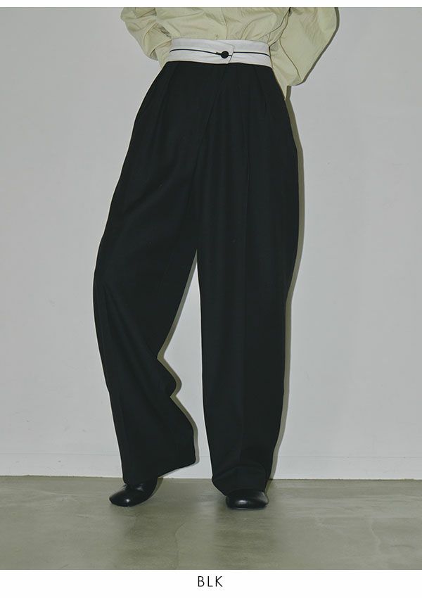 TODAYFUL トゥデイフル Front Slanting Trousers 12320704