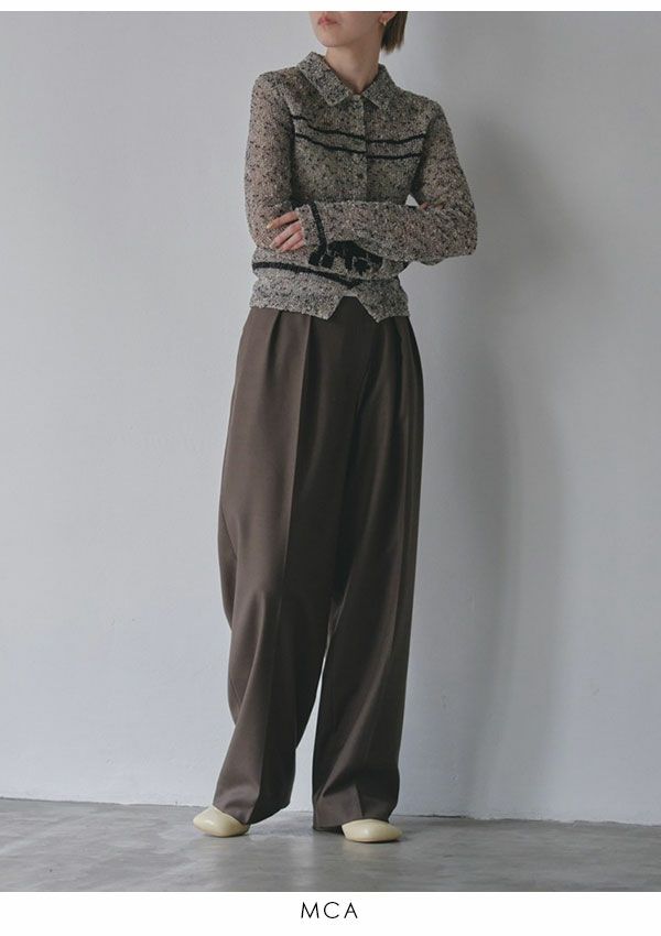 TODAYFUL トゥデイフル Front Slanting Trousers 12320704 | DOUBLE