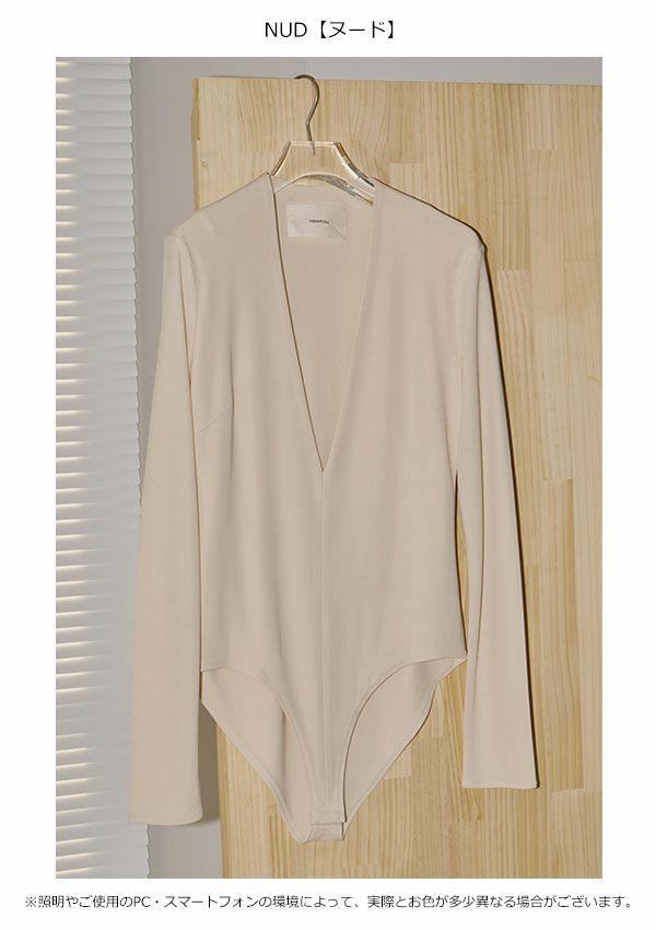 即納】 TODAYFUL トゥデイフル Vneck Slit Bodysuit 12320606 | DOUBLE  