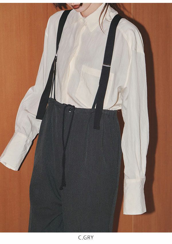 TODAYFUL トゥデイフル Suspenders Highwaist Pants 12320711 | DOUBLE