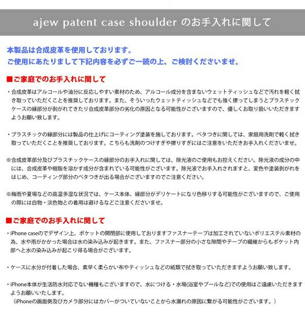 ajew A SCENE エジュー エーシーン B&C walletroll case as02-031